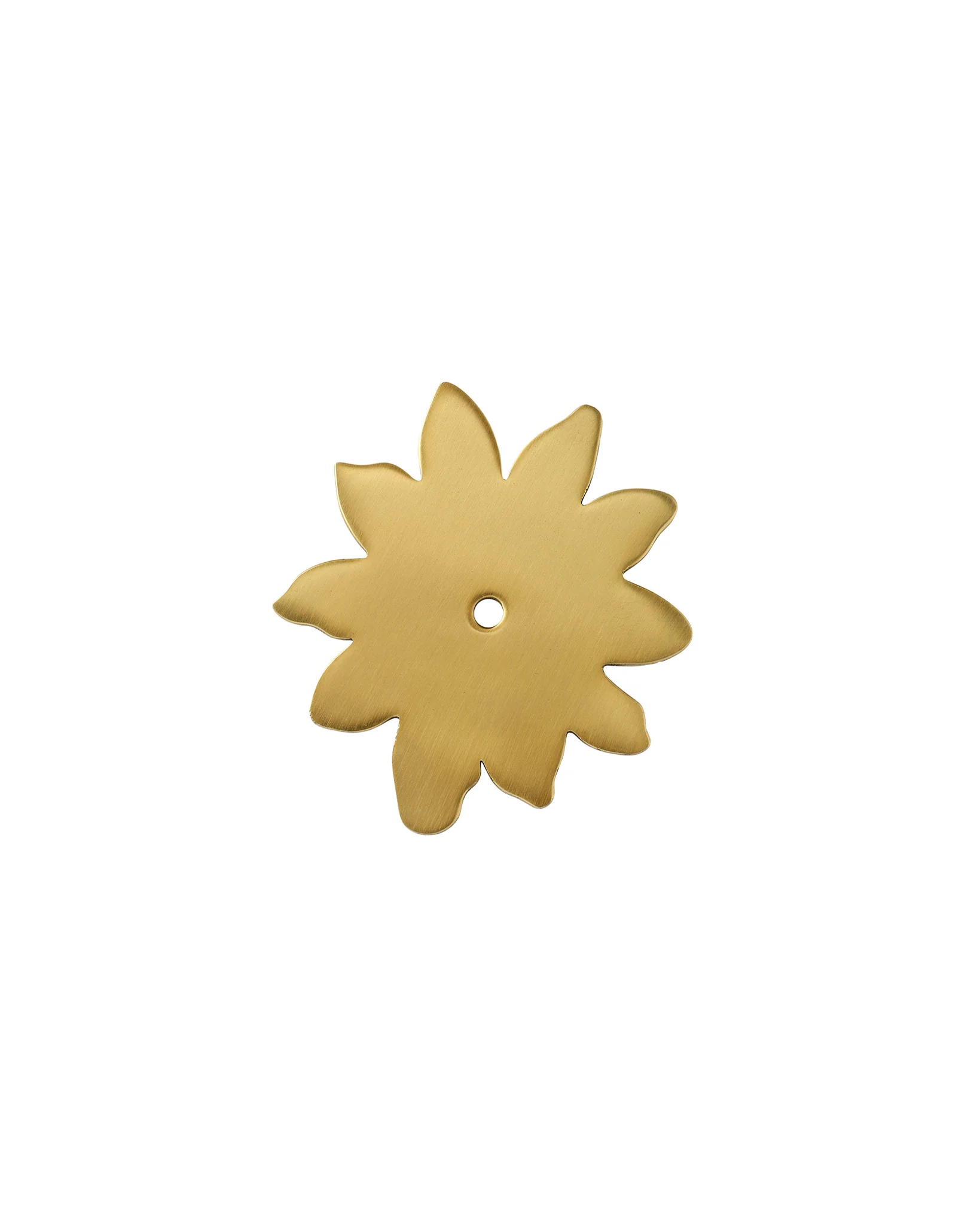 Flower Backplate, Aged Brass - Image 5
